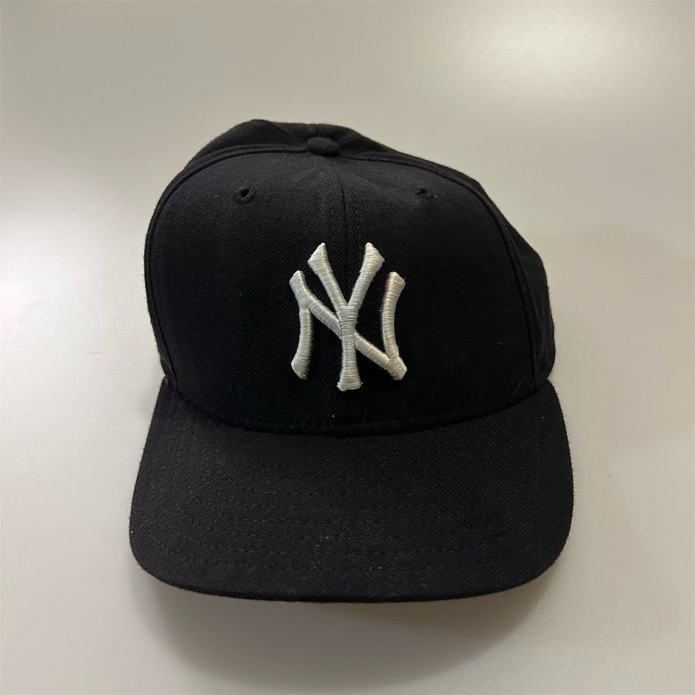 Vintage New York Yankees Hat Cap Fitted Mens 7 New Era 59FIFTY MLB USA 100% Wool